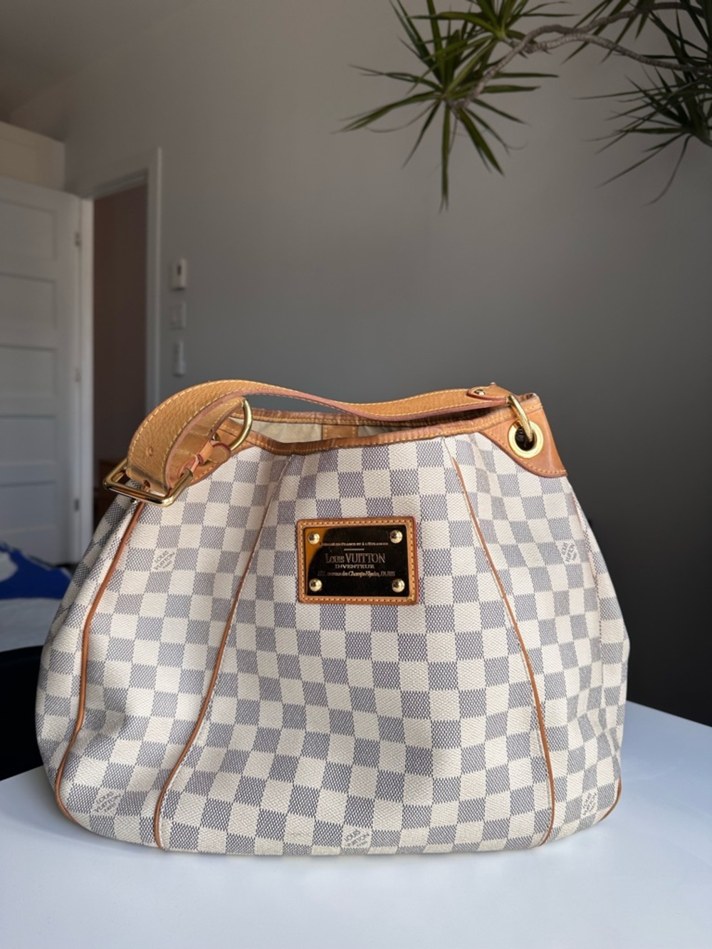 Louis Vuitton Damier Azur Galliera
